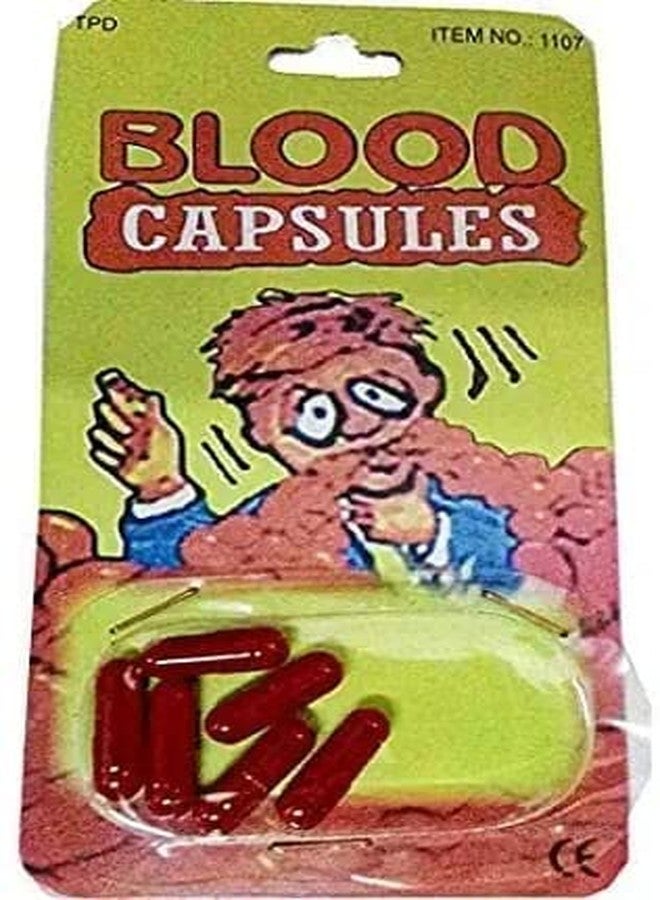 Hetkrishi Magic Tricks Mystery Blood Capsule| Fake Blood Capsules For Party Pranks And Fun (Red, Set Of 6), Little Kid - Image 1