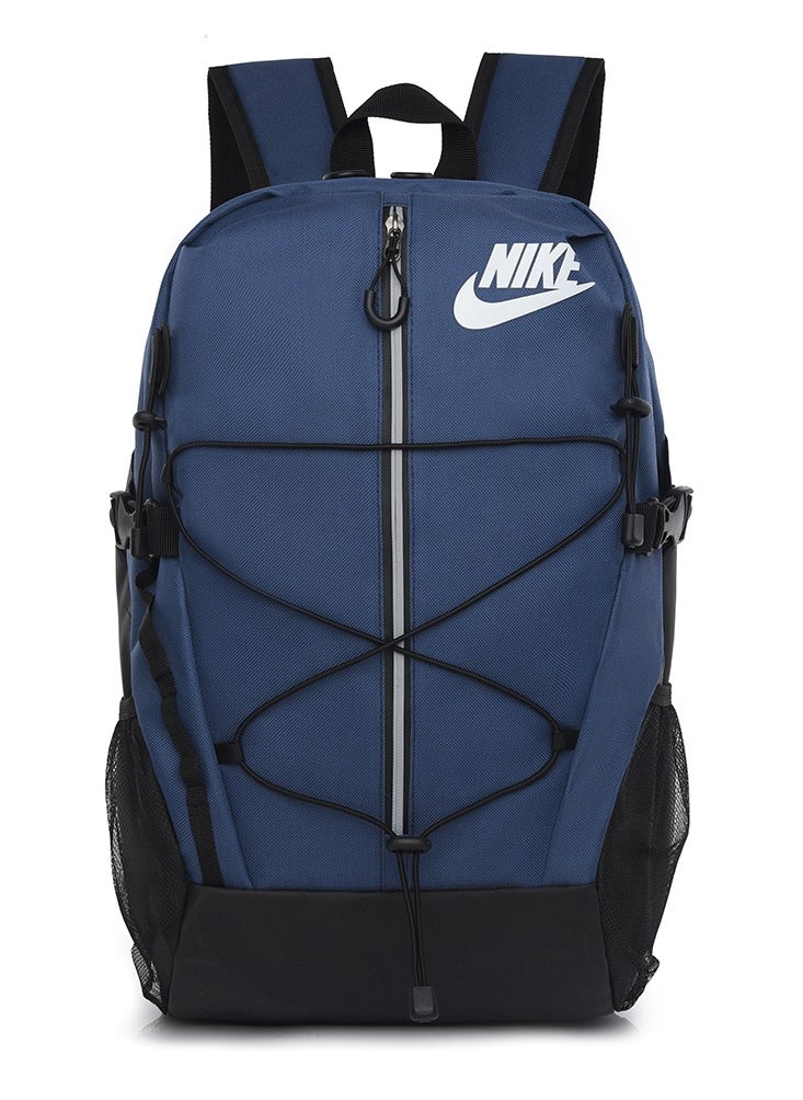 Jordans 【School season】Classic logo backpack Large capacity schoolbag Drawstring schoolbag Functional sports style schoolbag Back to school schoolbag Boys sports schoolbag  - Image 1