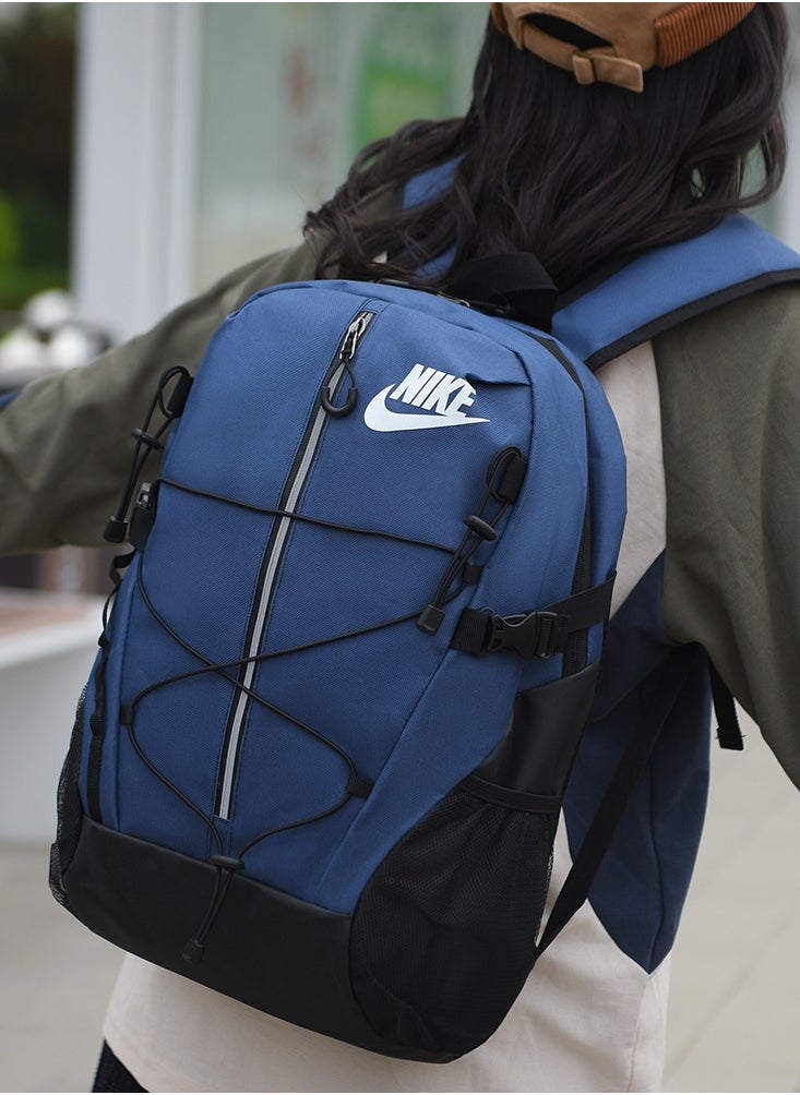 Jordans 【School season】Classic logo backpack Large capacity schoolbag Drawstring schoolbag Functional sports style schoolbag Back to school schoolbag Boys sports schoolbag  - Image 4