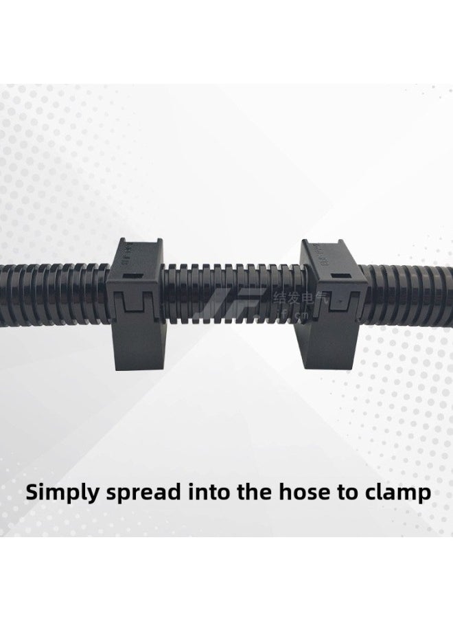 Bellows Bracket Fixing Seat Bucket Plastic Hose Holder Fixing Pipe Clamp-Specification Model:JF28-074 AD28.5 With Cover