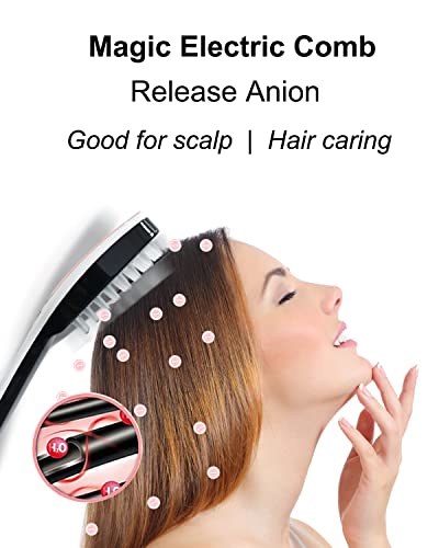Winyoung Scalp Massager, Electric Scalp Massage Brush, Hair Massage Brush, Electric Head Scratcher, Massage Comb with Soft Rubber - Image 3