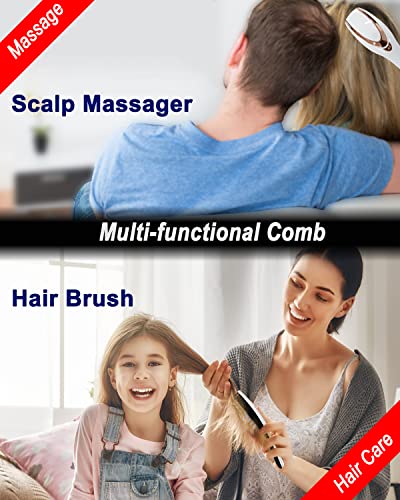 Winyoung Scalp Massager, Electric Scalp Massage Brush, Hair Massage Brush, Electric Head Scratcher, Massage Comb with Soft Rubber - Image 5