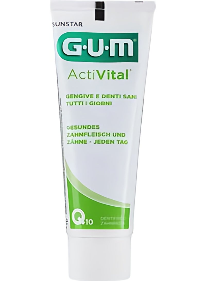 GUM Activital Toothpaste for Complete Daily Oral Care with Cavity Protection Enamel Strengthening Gum Health Support and Deep Cleaning for Adults - Image 2