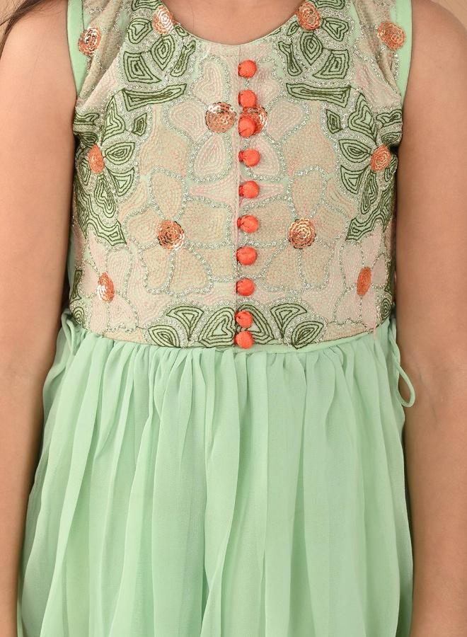 LILPICKS Embellished Kurta Sharara Set - Image 2