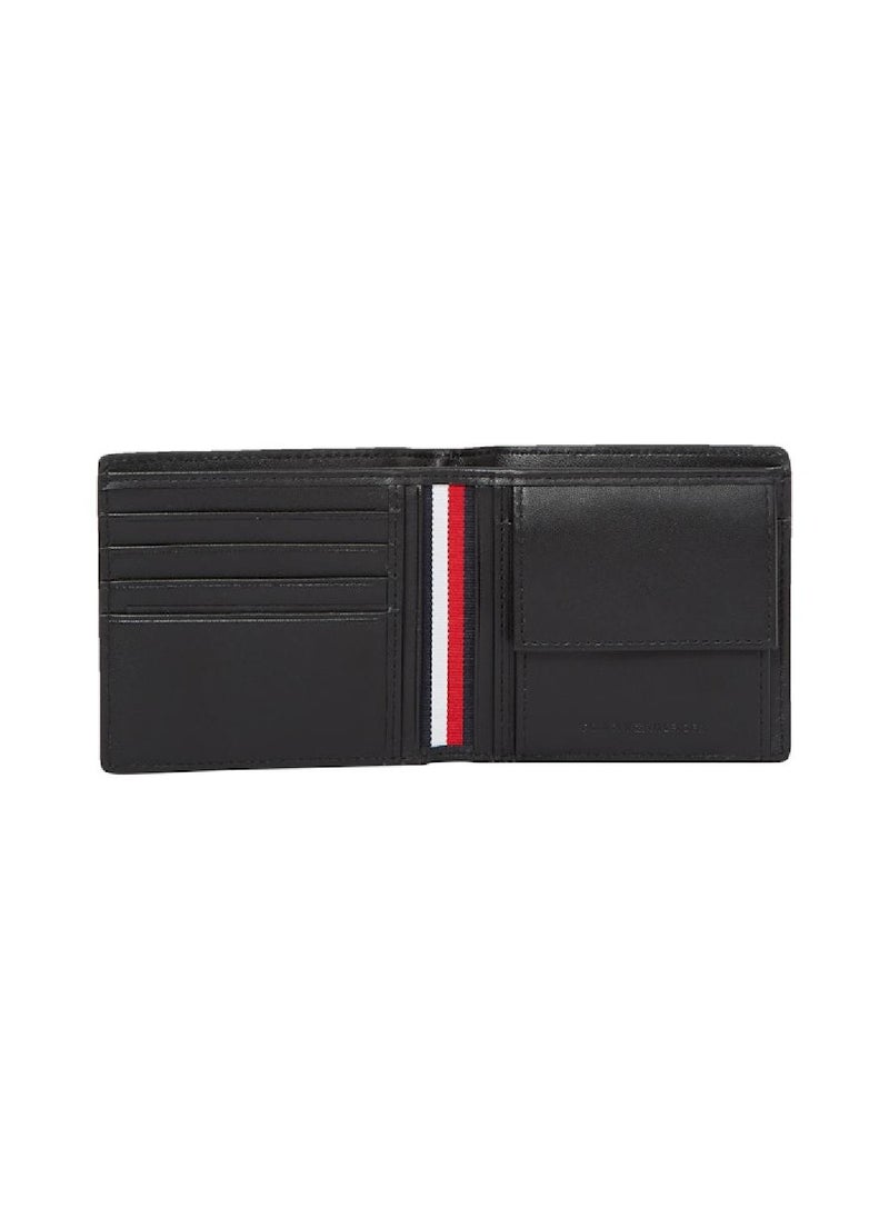 TOMMY HILFIGER Men's Corporate Bifold Wallet - Leather, Black  - Image 3