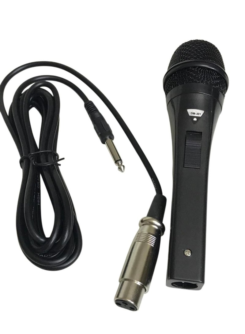 Professional Dynamic Wired Microphone – Clear High-Quality Sound for Karaoke & Recording, Handheld Design with 2m Cable, 6.5mm Jack, Black Color - Image 4
