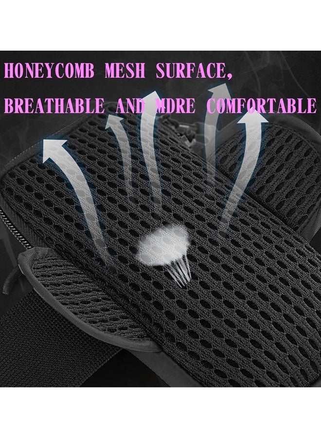 سبورتس حقيبة معصم ذراع الهاتف الخلوي ، مناسبة عالمية ، مقاومة للماء ، قابلة للتنفس ، حامل الهاتف لتشغيل ركوب الدراجات تسلق المشي لمسافات طويلة صالة رياضية - Image 4