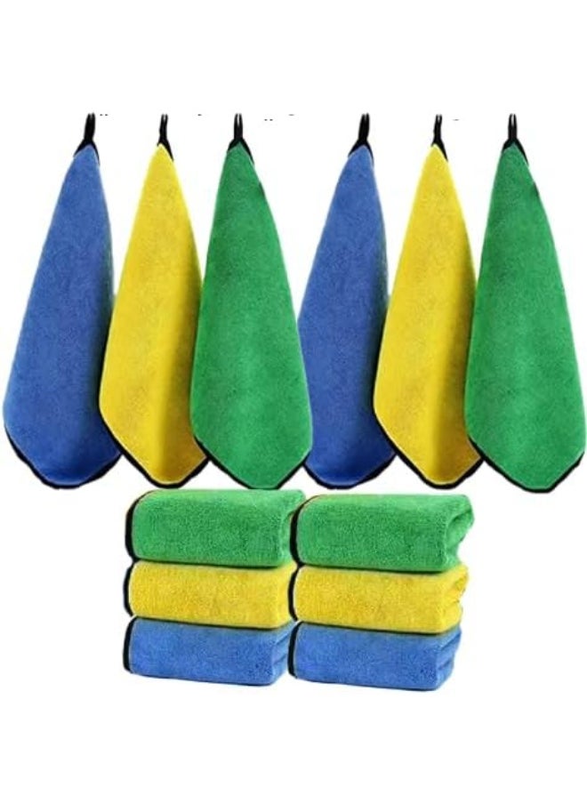 MOTRK MOTRK Car Drying Towel, Free Microfiber Cleaning Cloth,Premium Professional Soft Microfiber Towel,Super Absorbent Detailing Towel for Car/Windows/Screen/Kitchen,30x30cm 6Pack  - Image 5