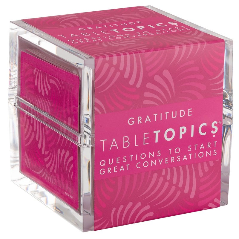 TableTopics Gratitude Conversation Cards for Family  Friends 135 Heartfelt Questions for Connection at Dinnertime Game Night Parties - Image 2