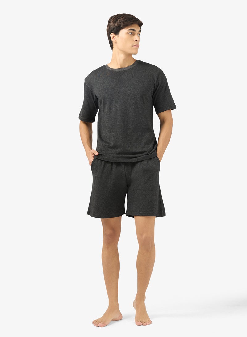 سفنتي فايف طقم بيجامة تيشيرت وشورت - Image 1