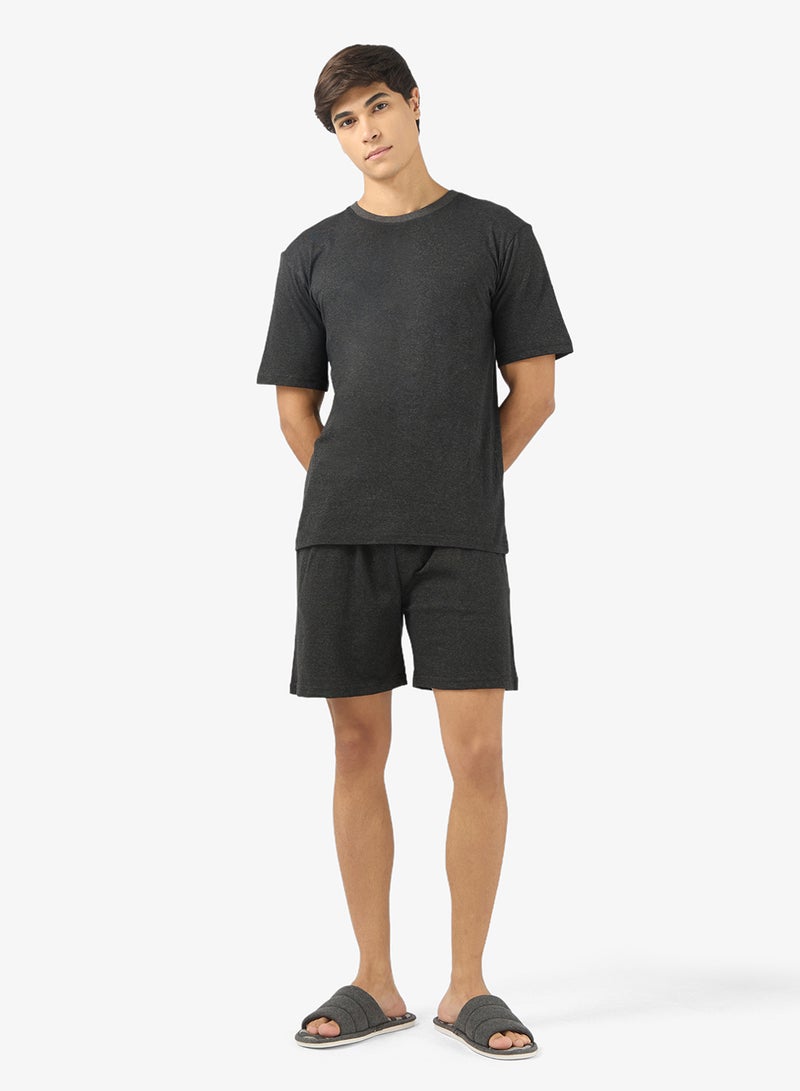 سفنتي فايف طقم بيجامة تيشيرت وشورت - Image 5