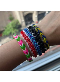 Rainbow Loom ® Combo Set Features 4000+ Colorful Rubber Bands 2 Step By Step Bracelet Instructions Organizer Case Great Gift For Kids 7+ To Promote Fine Motor Skills  - Image 5