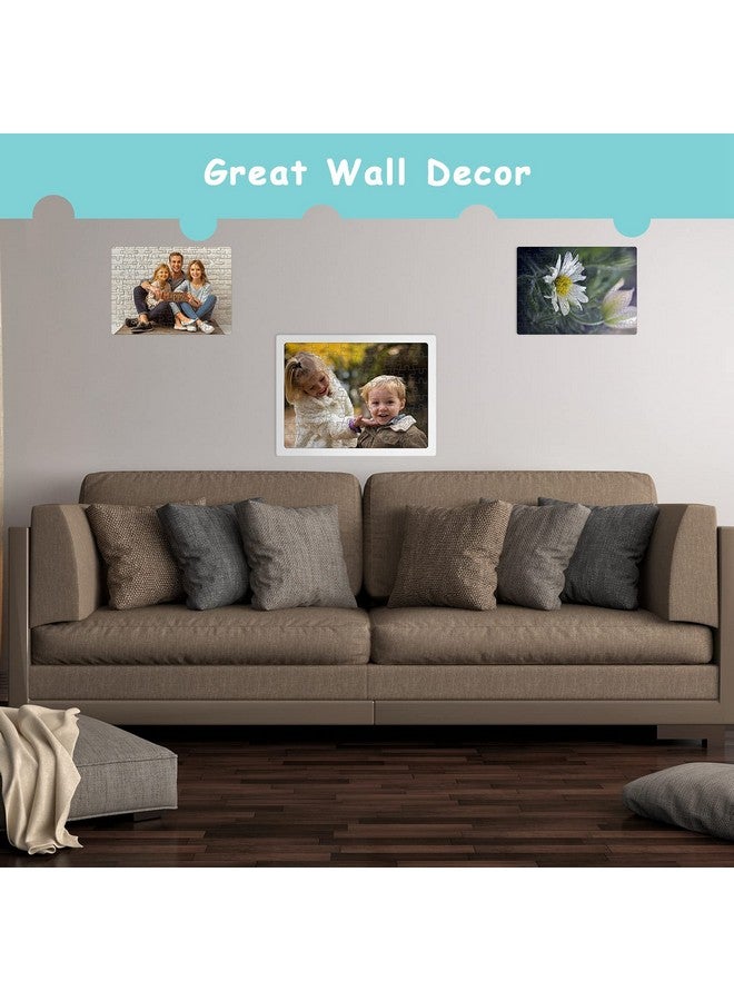 سكايليتي 6 مجموعات من ألغاز الفراغات التسامي A5 ألغاز الصور المقطوعة البيضاء ألغاز فارغة يمكنك صنعها بنفسك ألغاز فارغة لنقل التسامي والنقل الحراري والطباعة بالضغط الحراري 7.8 × 5.7 بوصة 80 قطعة/مجموعة - Image 5