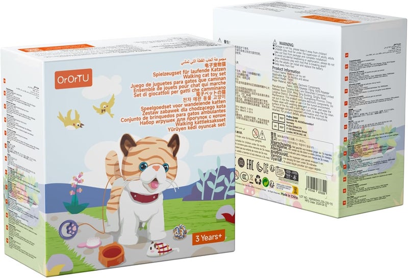Interactive Plush Cat Toy for Kids - Electronic Walking Kitten with Remote Control - Image 5