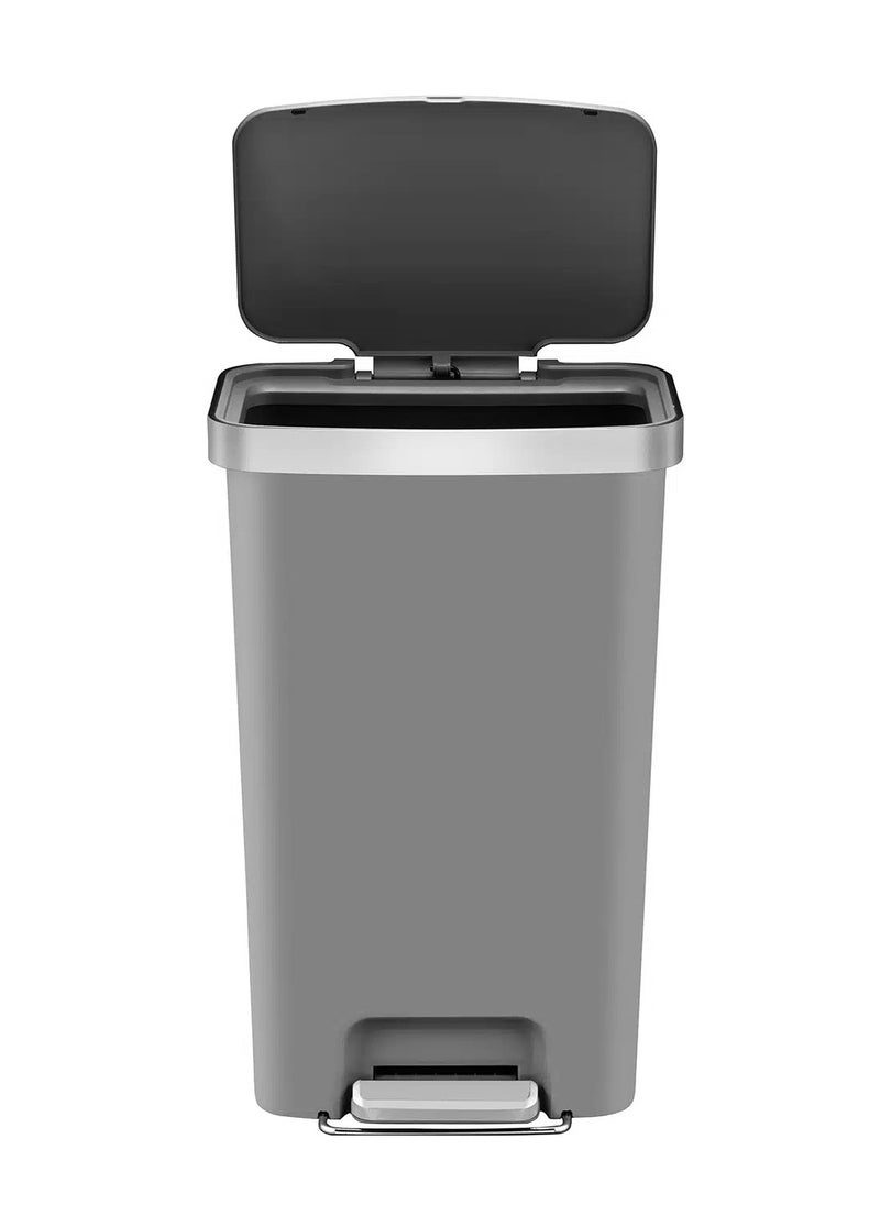 EKO - HANA SERIES | Brushed Matte Finish | Soft-Closing | Fingerprint-Resistant | Step Trash Bin | Pet-proof Lockable Lid | 50L - Image 1