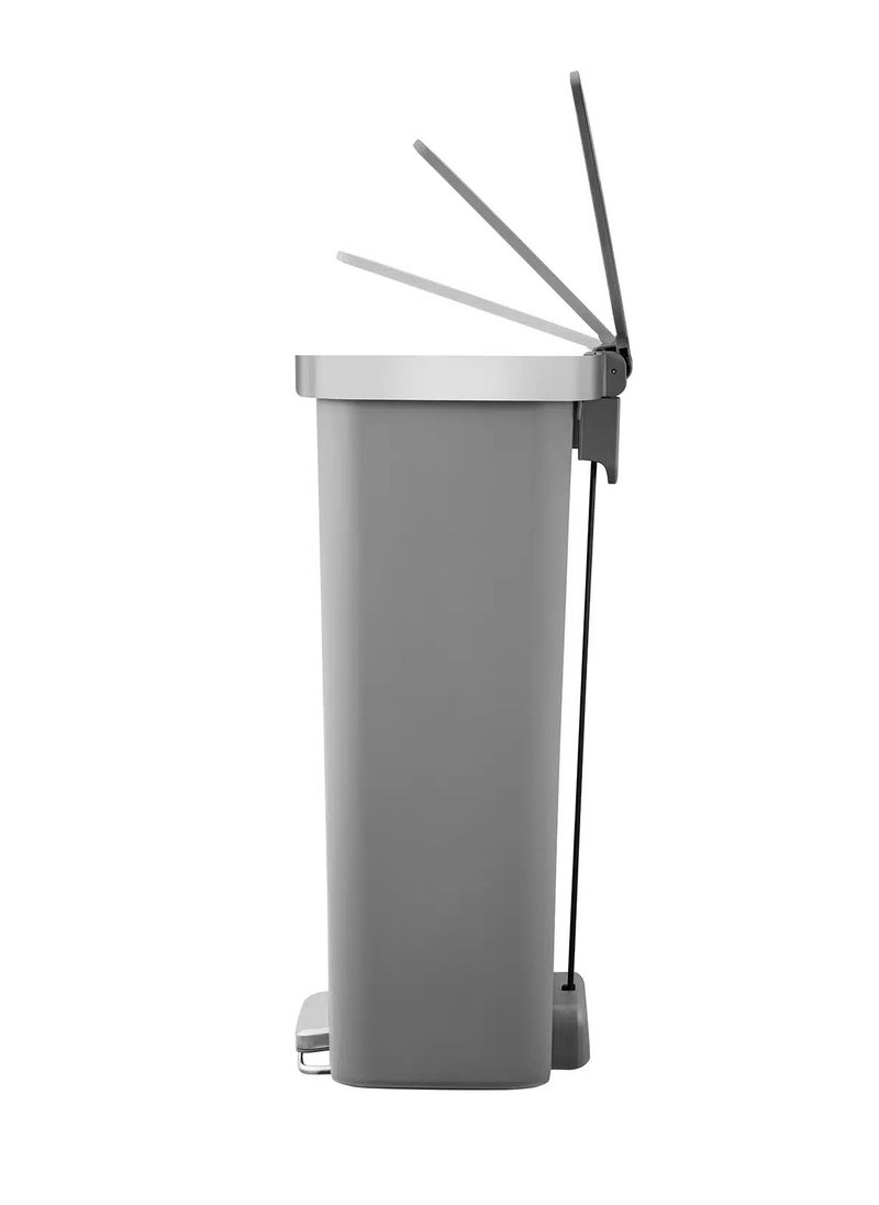 EKO - HANA SERIES | Brushed Matte Finish | Soft-Closing | Fingerprint-Resistant | Step Trash Bin | Pet-proof Lockable Lid | 50L - Image 1