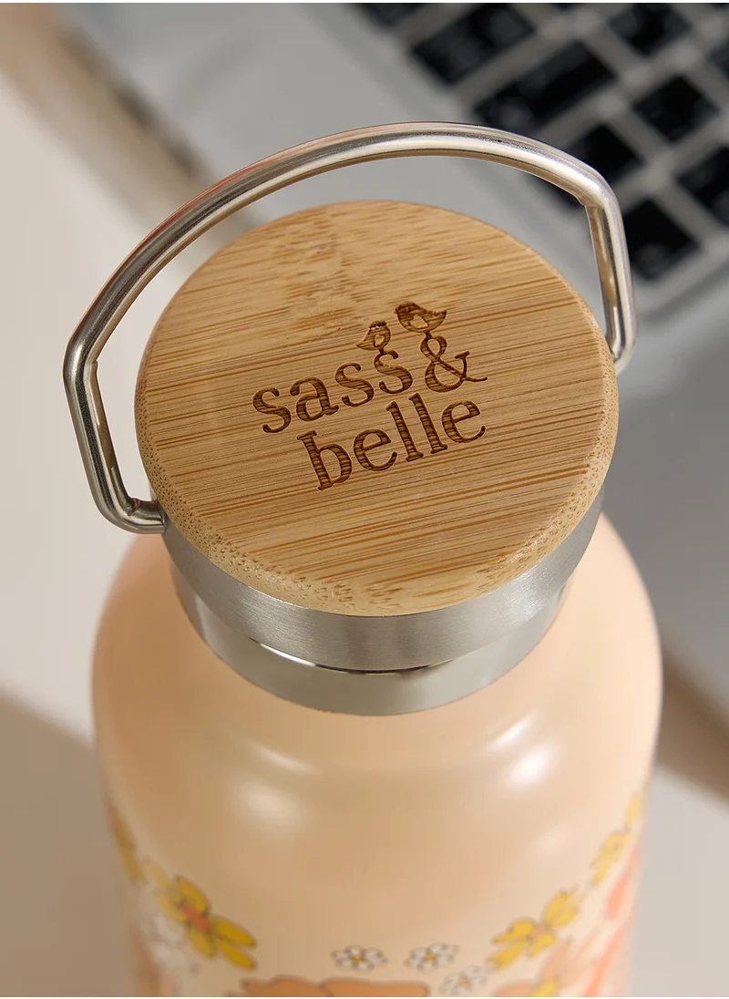 Sass & Belle 70s Floral Water Bottle