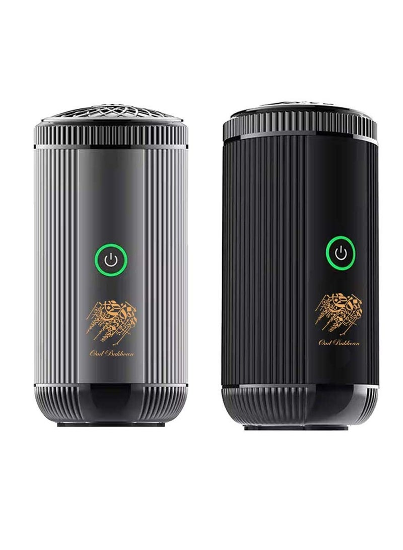 عود بخوان مبخرة كهربائية بتصميم غير قابل للانزلاق، مبخرة عربية محمولة للسيارة، بخور USB قابل لإعادة الشحن - Image 2