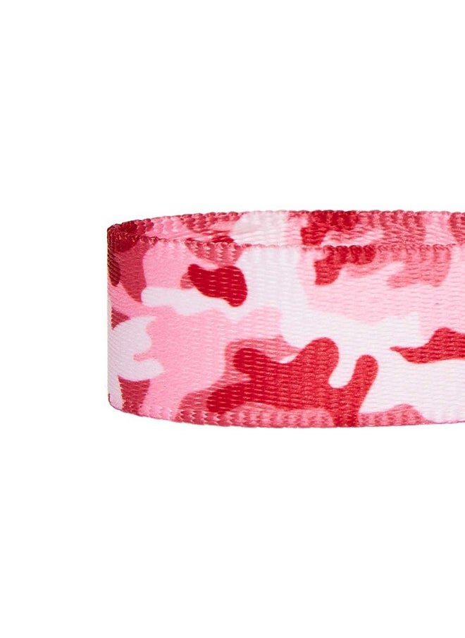 Blueberry Pet Blueberry Pet Essentials Pink Camo Print Camouflage Adjustable Dog Collar, Large, Neck 18"-26"  - Image 5