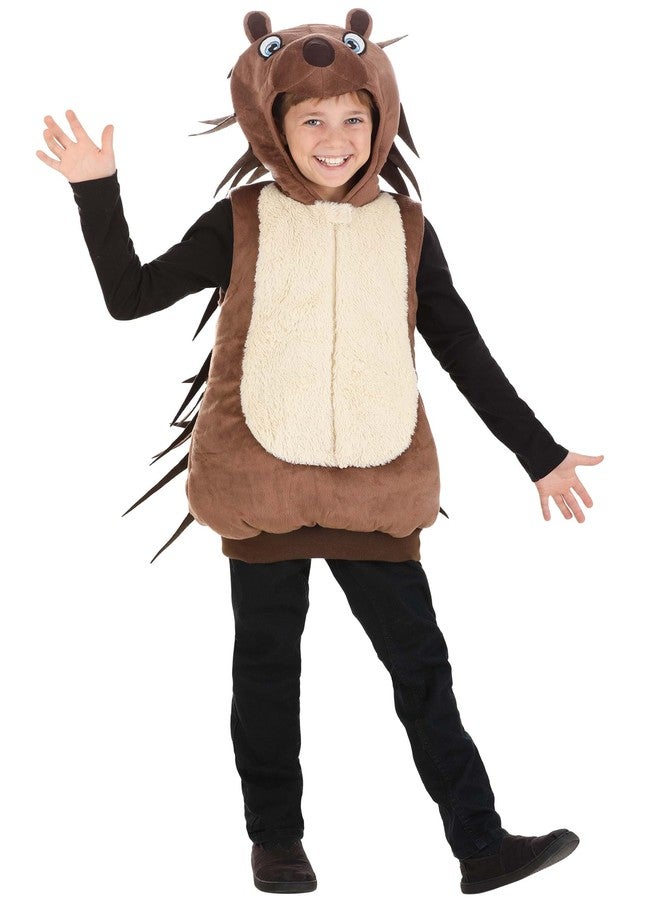Fun Costumes Kid's Porcupine & Headpiece | Woodland Creature Cosplay Outfit for Boys & Girls | Child Animal, Medium - Image 1
