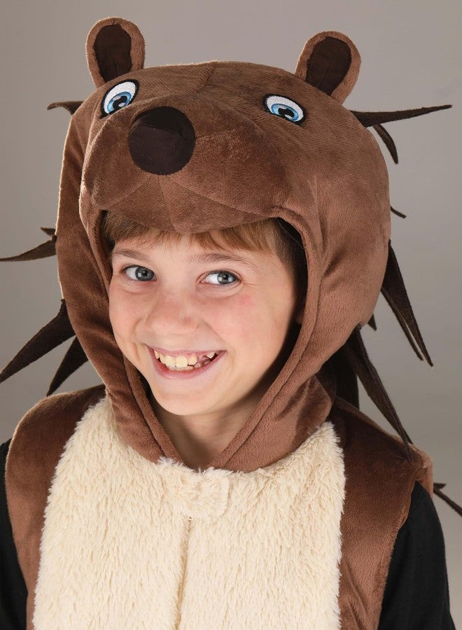 Fun Costumes Kid's Porcupine & Headpiece | Woodland Creature Cosplay Outfit for Boys & Girls | Child Animal, Medium - Image 3
