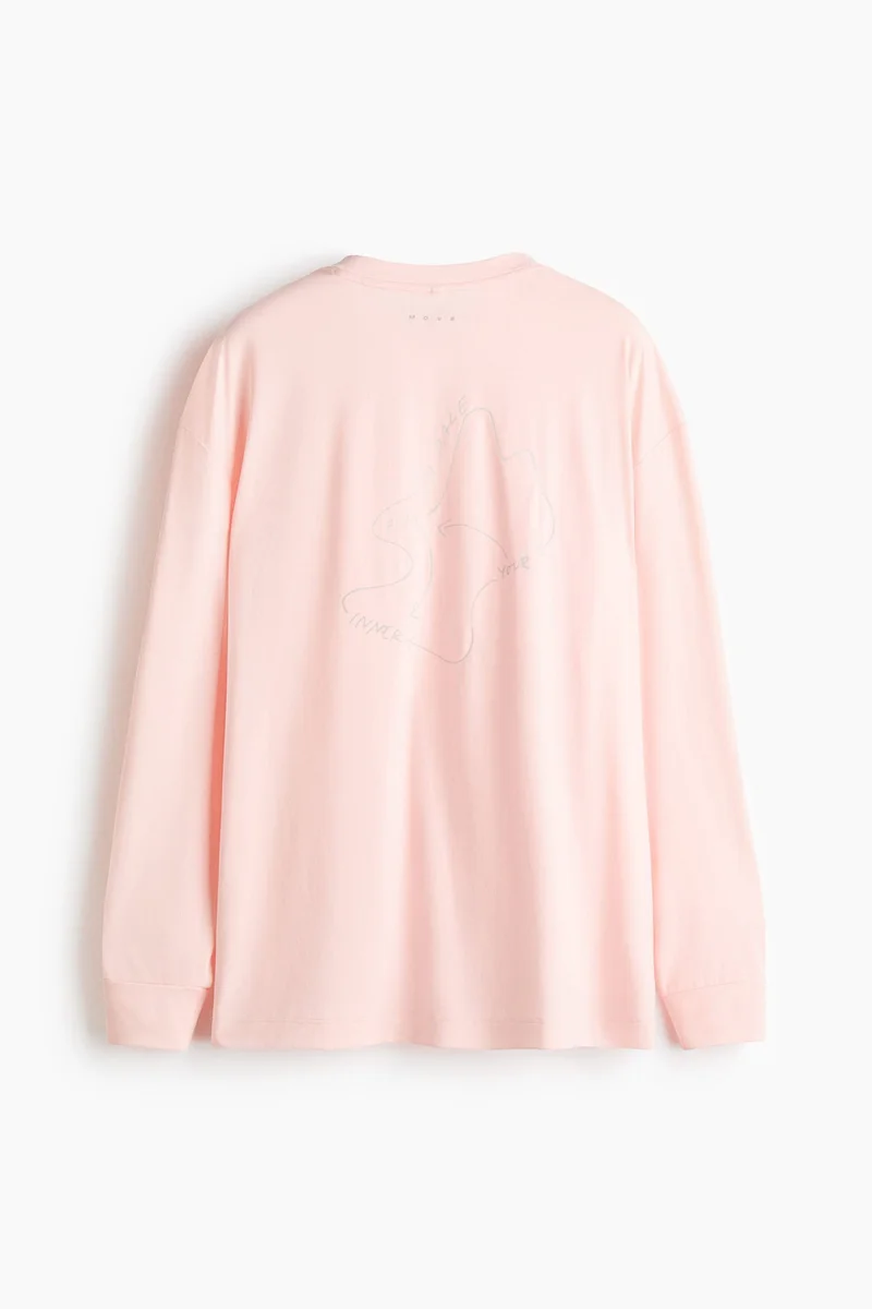 H&M  Loose Fit Running top with DryMove™ for Women | Best Price UAE