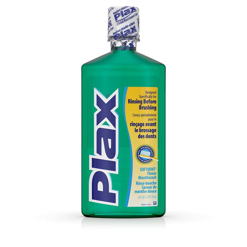 Plax Advanced PreBrushing Dental Rinse Soft Mint 24 Ounce