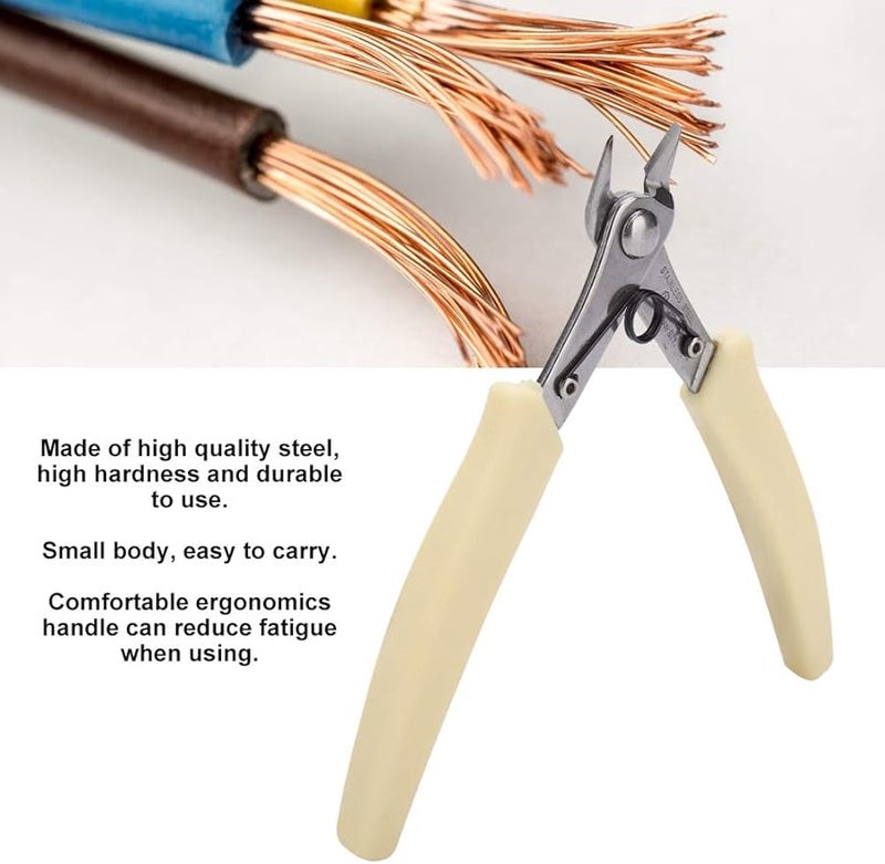 كماشة فولاذ الكربون القاطعة المائلة 107F1 قاطعة جانبية للأسلاك والكابلات - Image 4