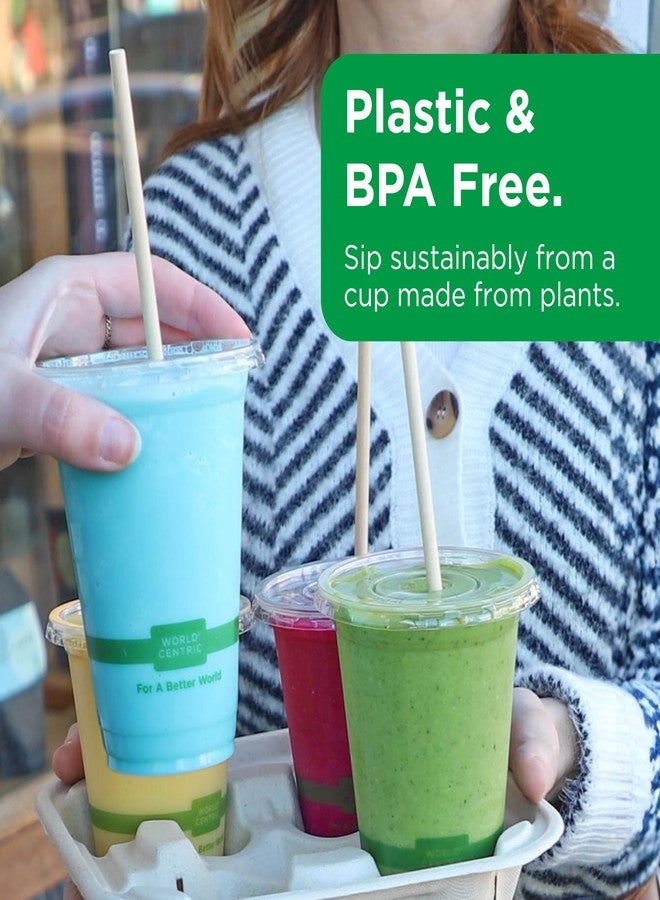 World Centric Compostable Clear Cold Cups, 16 Oz (Pack of 20), PLA Beverage Cup Made from Plants and Minerals, Sustainable, Strong, Perfect for Iced Coffee, Iced Tea & Smoothies - Image 5