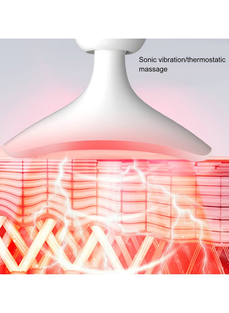 SOLARAE Neck Facial Massager, Neck Skin Lifting Tightening Device, Vibration Facial Neck Massager, Neck Care Rejuvenation Beauty Device, or Beauty and Skincare Tools, for Women Firming Skin Care - Image 4