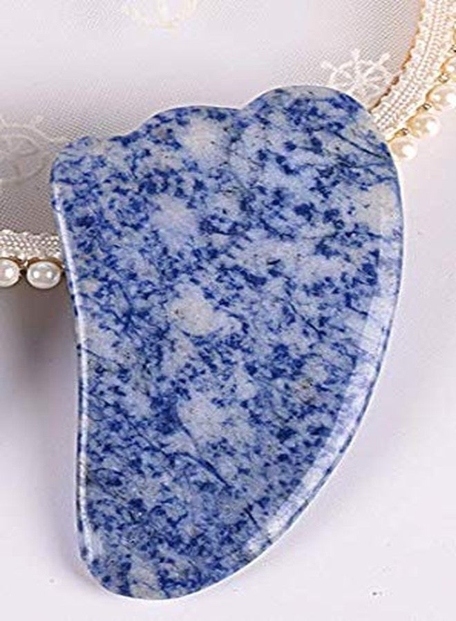 KANHA HANDICRAFT's SODA LITE Stone(3 Spike) Gua Sha Tool,Natural Healing Stone Gua Sha Tool for Facial Skincare,Lifting Your Face and Lymphatic Drainage.Size=3 inch - Image 2