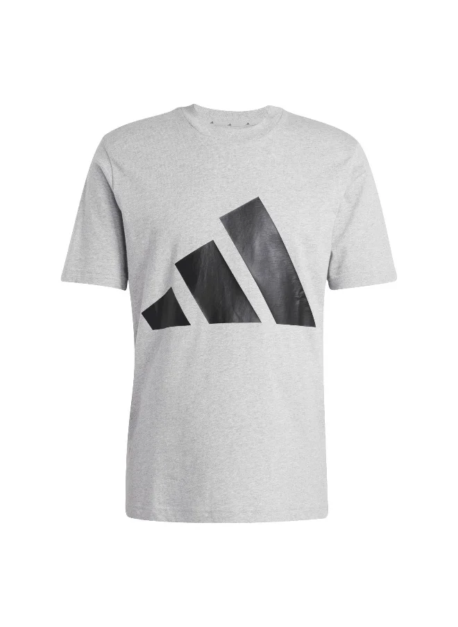 Adidas adidas essentials big logo single men graphic t-shirt