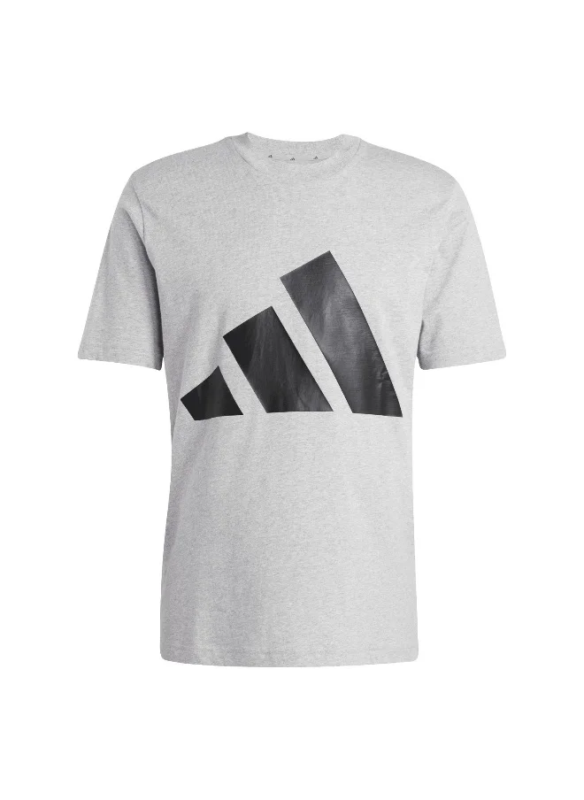 Adidas adidas essentials big logo single men graphic t-shirt