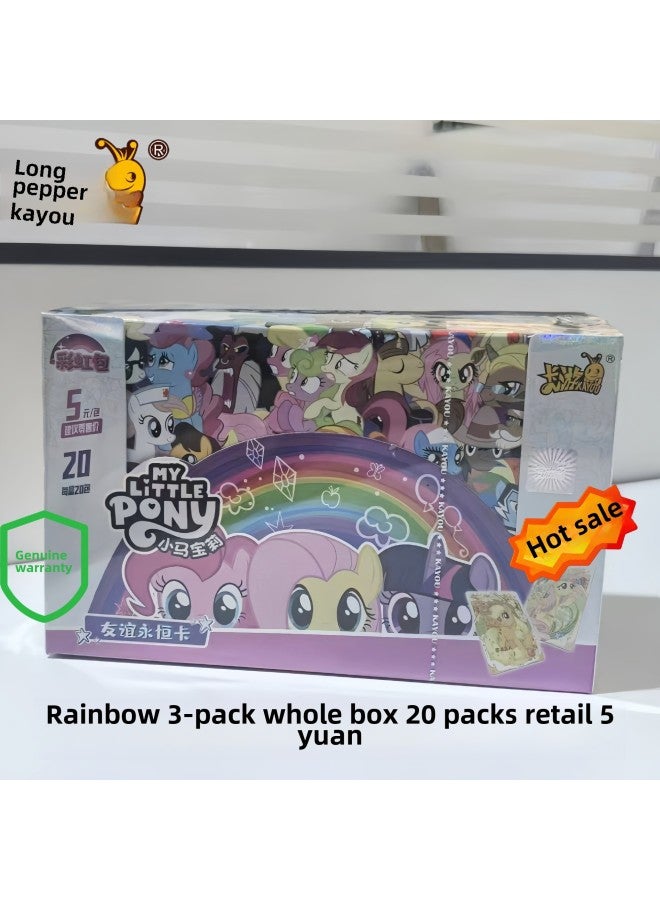 Card Tour Genuine Pony Hui Moon Pack 6th 65 Play SC Card Rainbow Pack 3 Fun Shadow 2 Twilight Full Of Collection Cards Wholesale-Color:[First Shot] Fun Film Bag 30 Packs [2 Yuan Bag]]  - Image 5