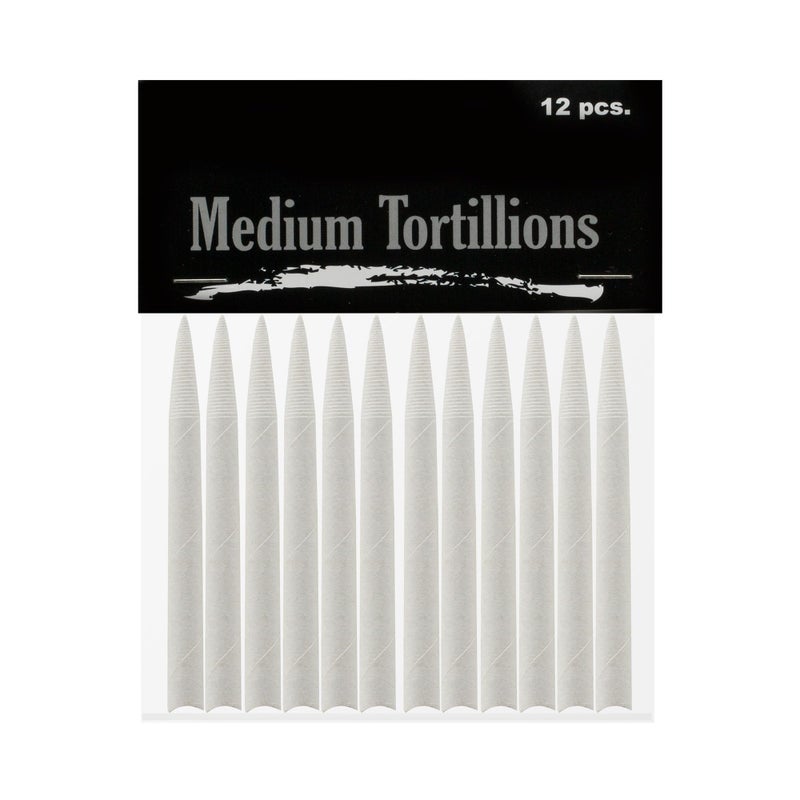 Creative Mark Blending Tortillions Soft Paper Felts Traditional Blenders Easily Sharpened or Sanded Set of 12 Medium