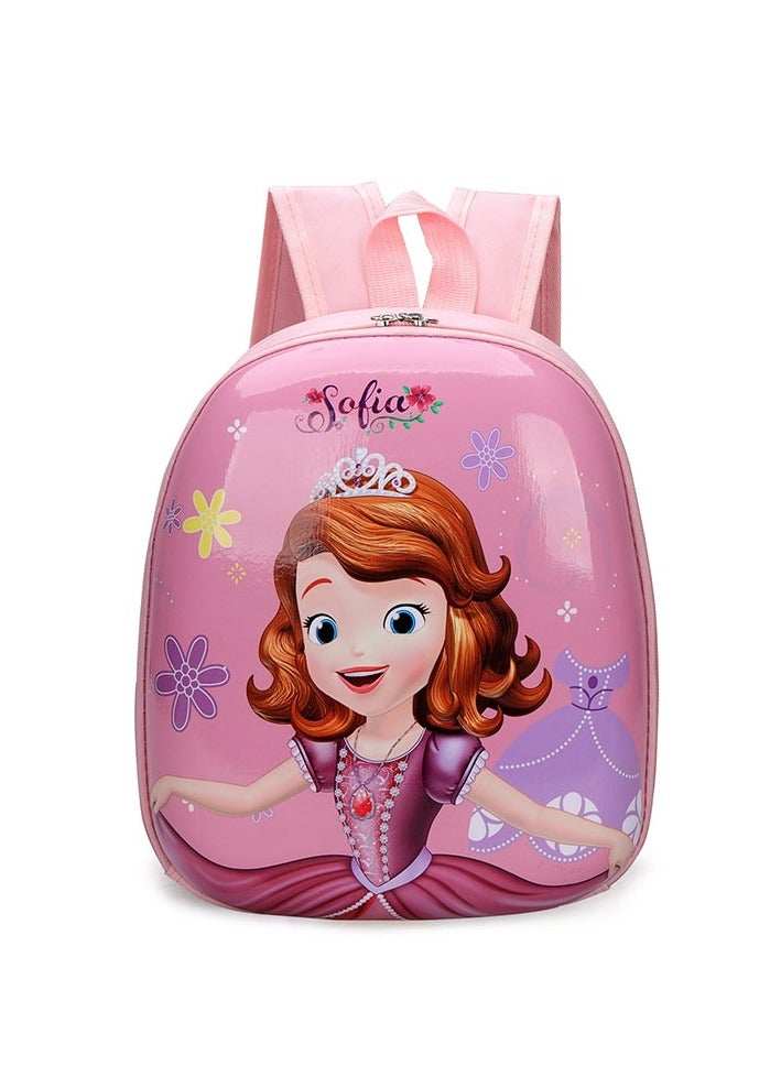 Eggshell Kindergarten School Bag Children's Boy's and girl's Mini Backpacks Princess Elsa Ultraman Backpack 