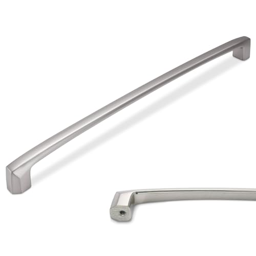 POVEFONK 6 Pack 1235 inch Brushed Satin Nickel Kitchen Cabinet Handles Cabinet Pulls Sliver Drawer Pulls Kitchen Cabinet Hardware Handles Dresser Handles - Image 1