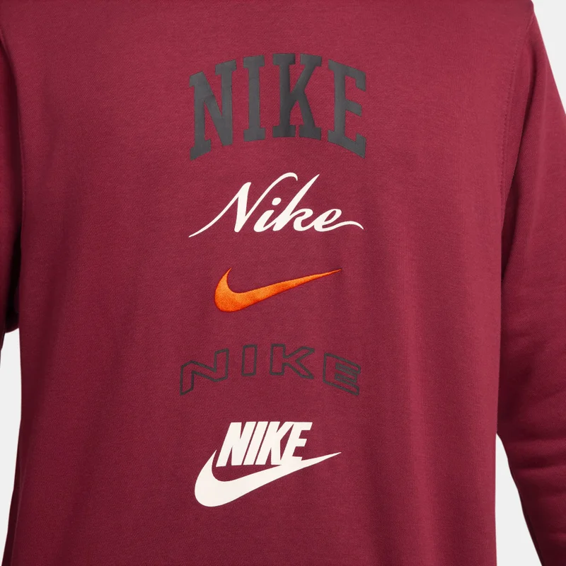 Nike Men's Club Fleece Long-Sleeve Sweatshirt