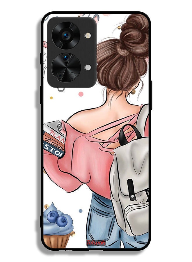 Tolwak OnePlus Nord 2T 5G Protective Case Cover Books In Hands - Image 2