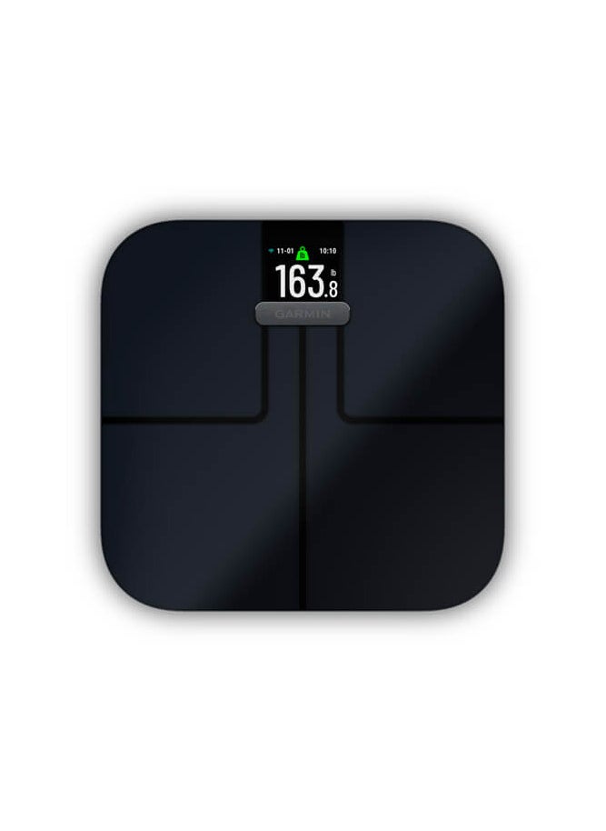 GARMIN - GARMIN INDEX S2 SMART SCALE  INTL  BLACK - Image 1