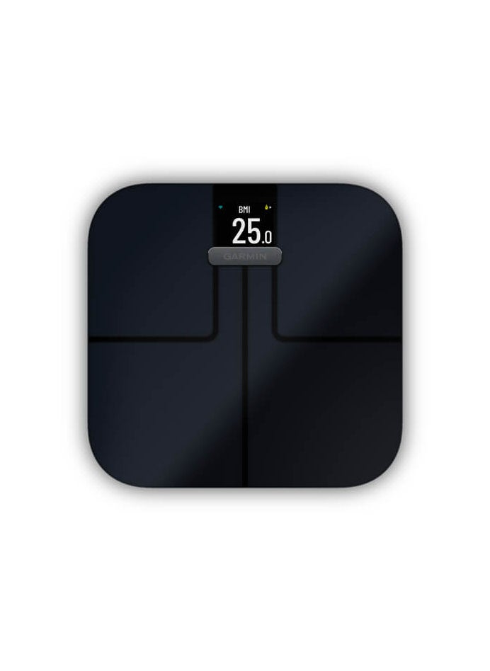 GARMIN - GARMIN INDEX S2 SMART SCALE  INTL  BLACK - Image 1