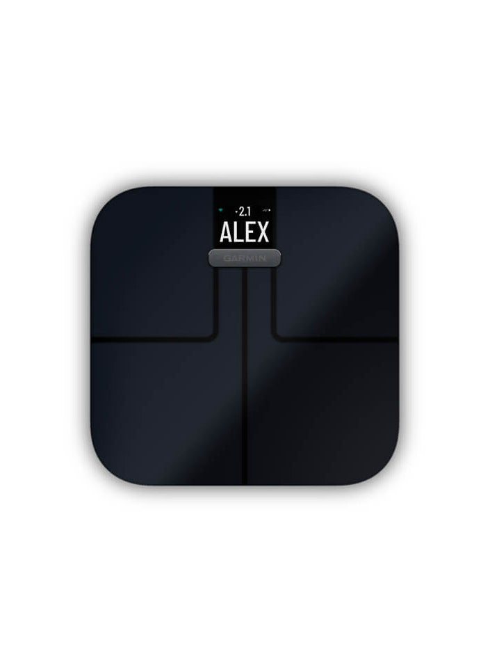 GARMIN - GARMIN INDEX S2 SMART SCALE  INTL  BLACK - Image 1