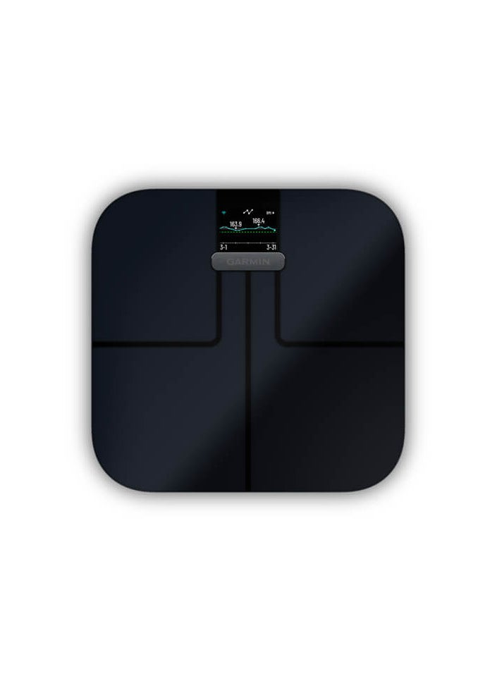 GARMIN - GARMIN INDEX S2 SMART SCALE  INTL  BLACK - Image 1