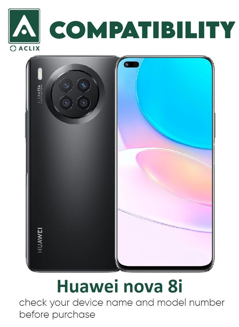 أكاليكس قطعتين، حماية شاشة،  لهاتف هواوي نوفا 8i ، جودة ممتازة. - Image 3