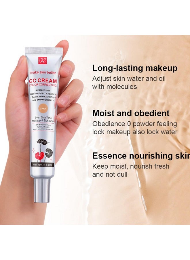 Rosarden - Color Correcting Cc Cream With Centella Asiatica Cc Cream With Spf 25 Cc Cream Foundation Full Coverage Invisible Pore Even Skin Tone Moisturizing Premakeup Primer Matte Cc Cream - Image 1
