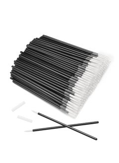 100 Disposable Eyelash Mascara Brushes and Eyeliner Applicators for Quick and Easy Makeup