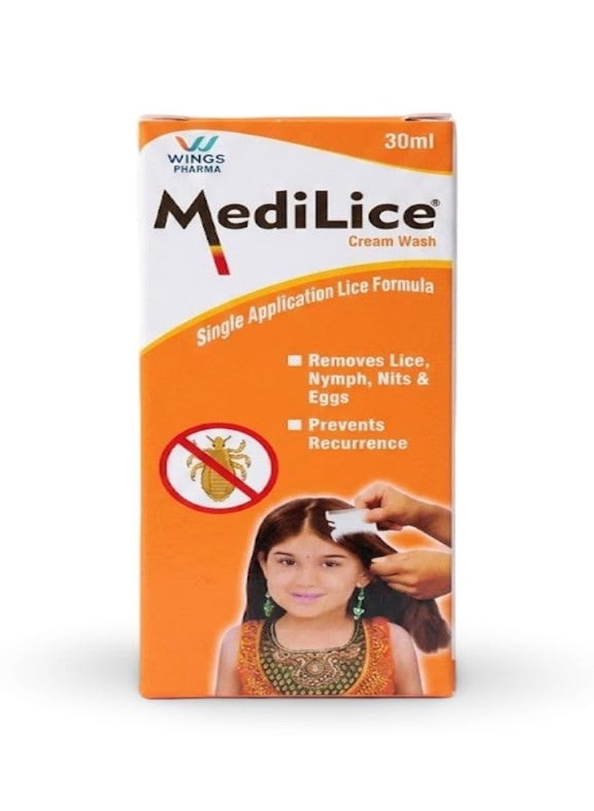 Lice Removal Cream Wash for Hair | Helps Clean Scalp & Hair | 30 ML (Pack Of 2) - Image 2