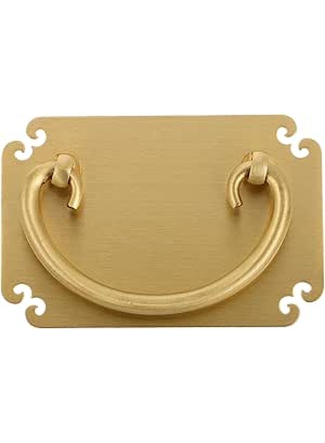 Vintage Copper Drawer Handle 90x60mm Single Piece Rustic Cabinet Pulls Hardware - Image 1