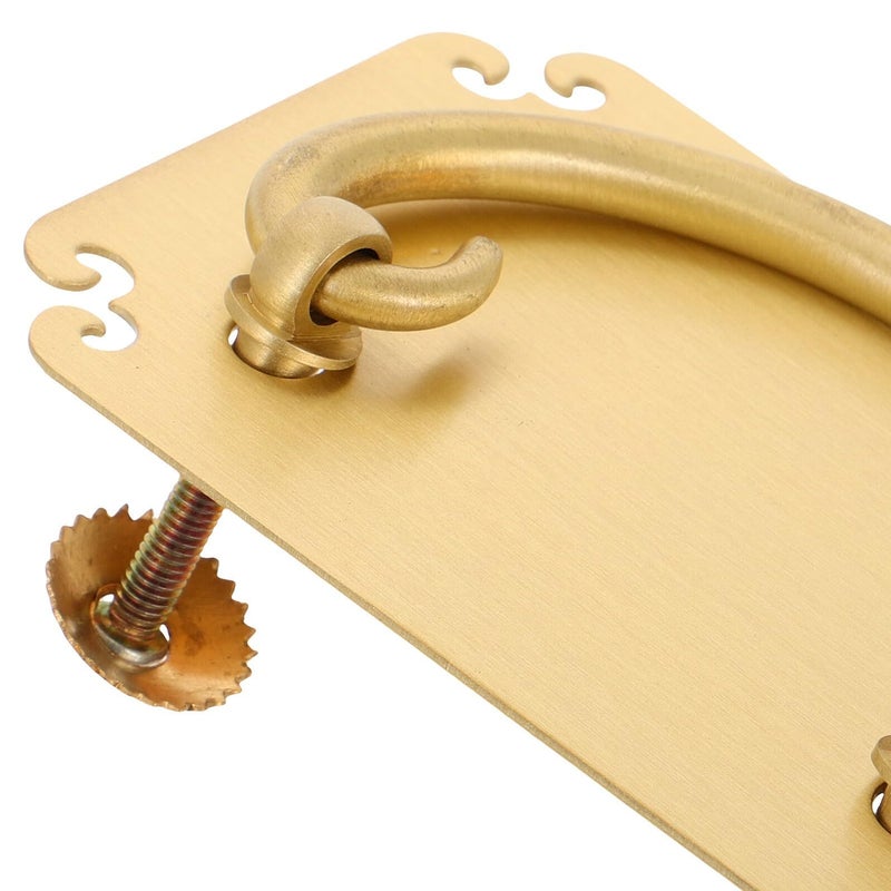 Vintage Copper Drawer Handle 90x60mm Single Piece Rustic Cabinet Pulls Hardware - Image 4