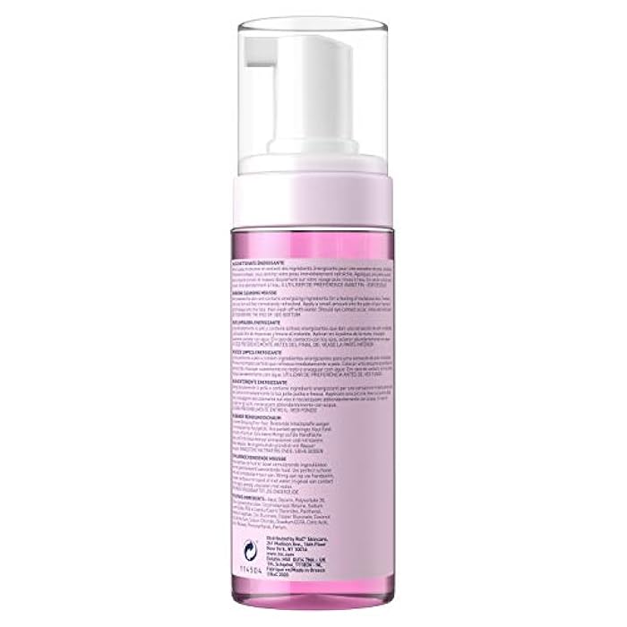 Roc energising cleansing mousse facial cleanser cleanses and invigorates skin minimises allergy risks all skin types 150 ml - Image 2